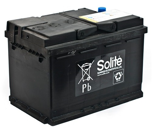 Аккумулятор Solite 60 AGM 60Ач 640А, обратная полярность