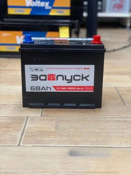 Аккумулятор, ЗАПУСК ZAA680, 68 Ah, азия, обратная полярность